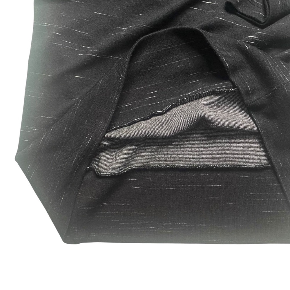 Oliver Bonas Career Dress Black Wht Office Casual Modest Soft Comfy British SZ 8 - Picture 14 of 16